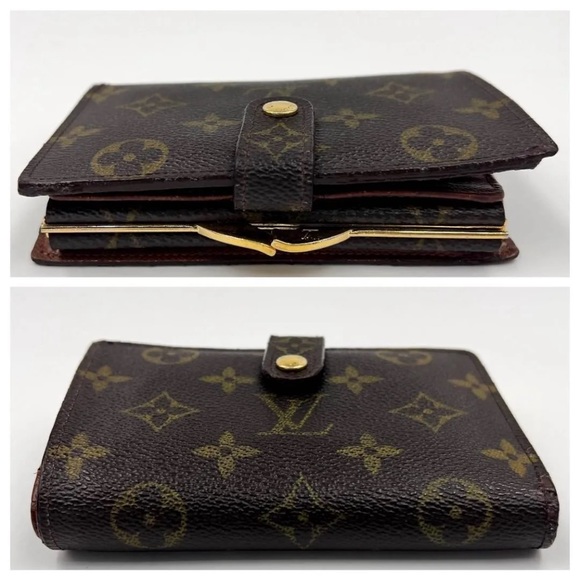 💯AUTHENTIC LOUIS VUITTON Monogram Porte Monnaie Billets Viennois Bifold Wallet - Picture 5 of 10